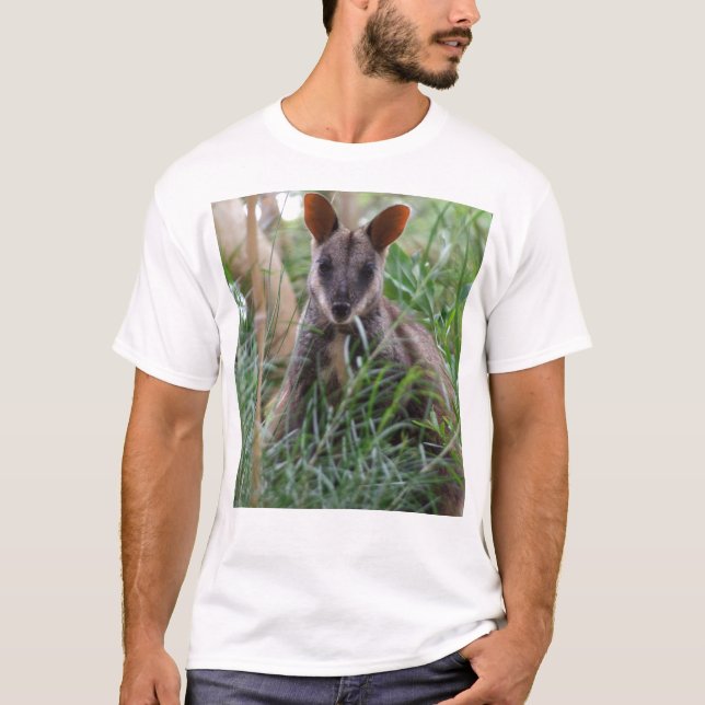T-shirt do Wallaby de rocha (Frente)
