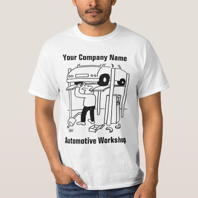 T-Shirt do Workshop Automotivo (Frente)