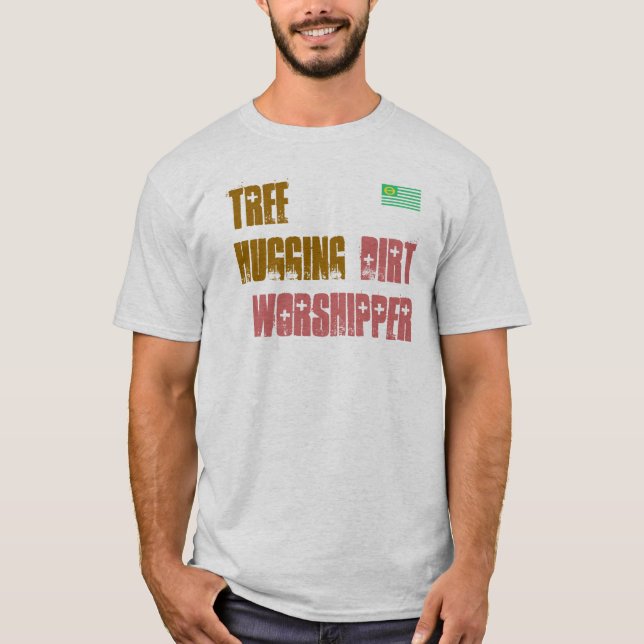 T-shirt do Worshipper da sujeira (Frente)
