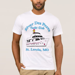T-shirt do yacht club do DES Peres do rio