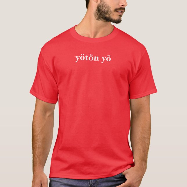 t-shirt do yö do yötön (Sun da meia-noite) (Frente)