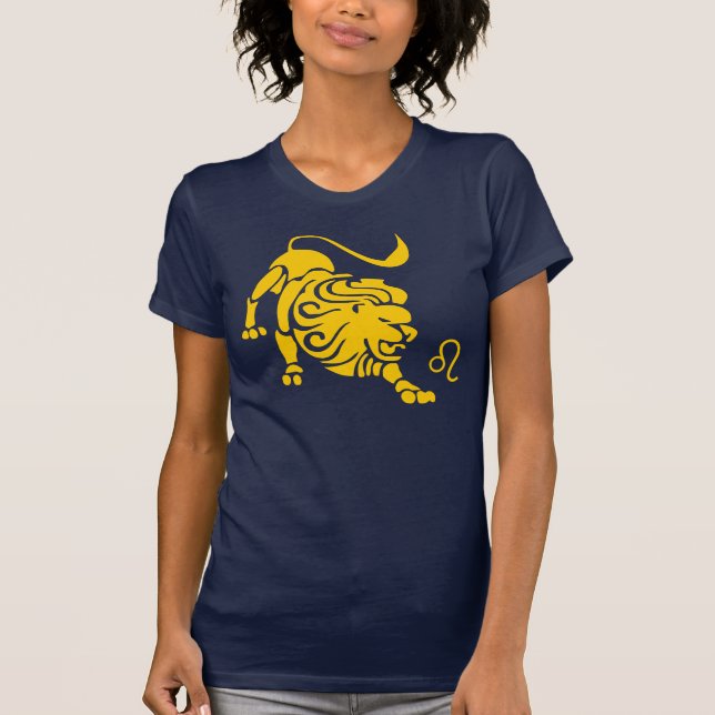 T-shirt do zodíaco de Leo (Frente)