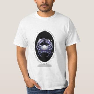 T-shirt do zodíaco do cancer do caranguejo