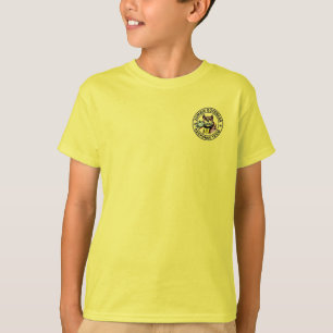 T-shirt do zombi do pitbull dos miúdos