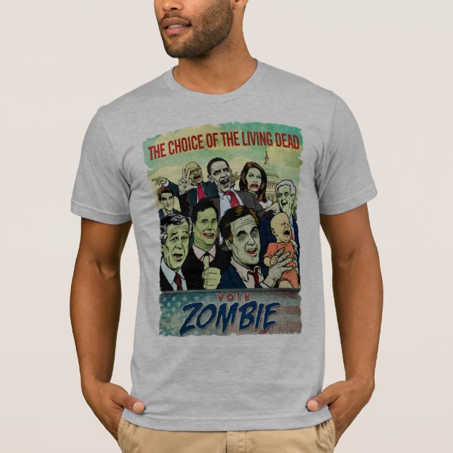 T-shirt do zombi do voto (Frente)