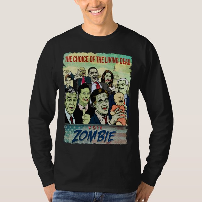 T-shirt do zombi do voto (Frente)