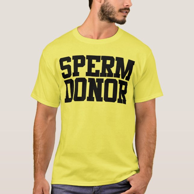T-shirt Doador do esperma (Frente)