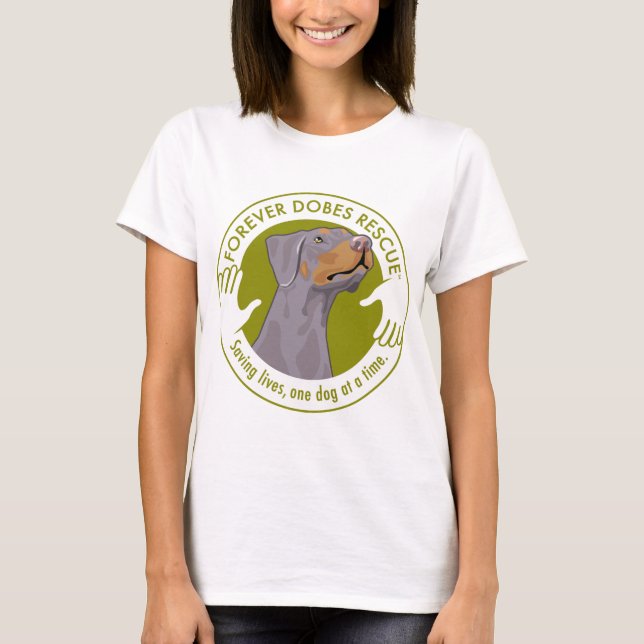 T-shirt dobe-fawn-uncropped-ear-logo-8-29-11 (Frente)