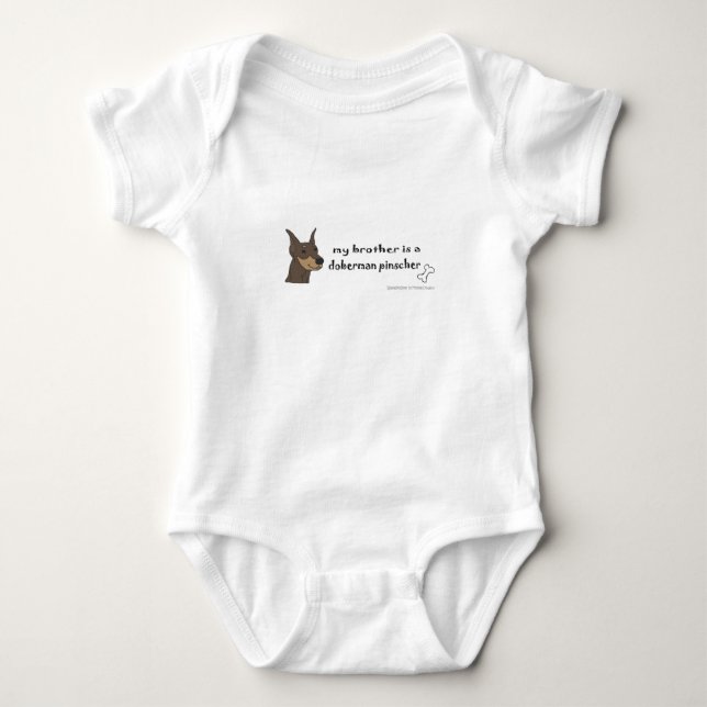 T-shirt doberman pinscher (Frente)