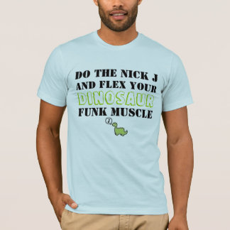 T-shirt dobre seu músculo do funk do dinossauro!