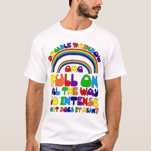 T-shirt dobro do arco-íris