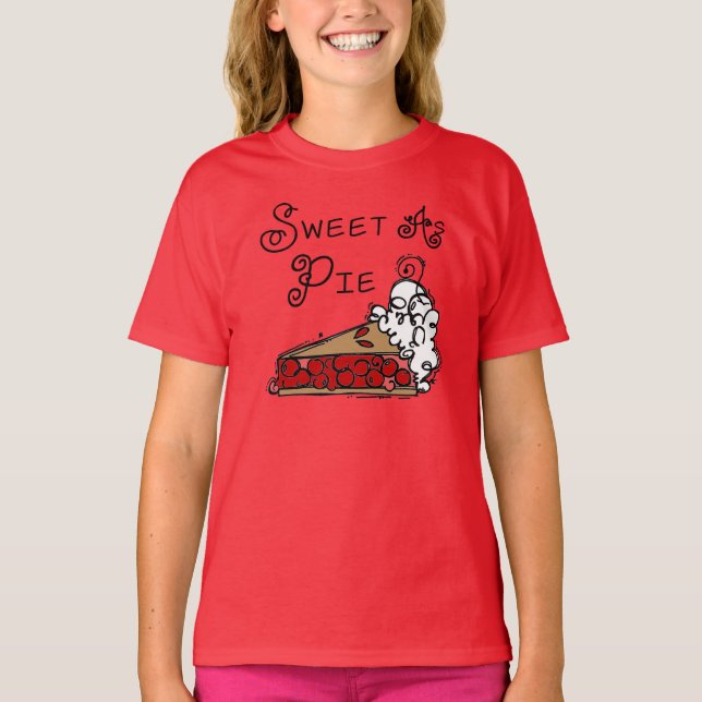 T-shirt Doce como a torta (Frente)