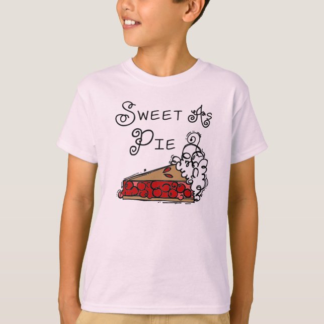 T-shirt Doce como a torta (Frente)