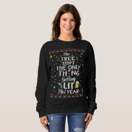 T-shirt Doce de Natal Feio bebendo