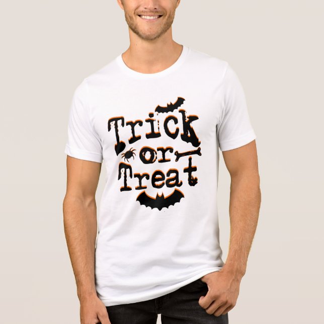 T-shirt doce ou travessura (Frente)