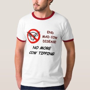 T-shirt Doença das vacas loucas da extremidade