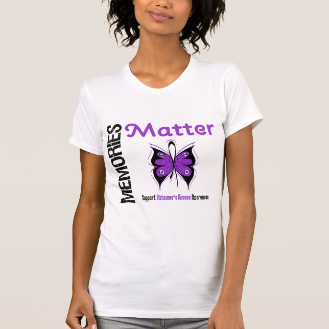 T-shirt Doença de Alzheimer da matéria das memórias (Frente)