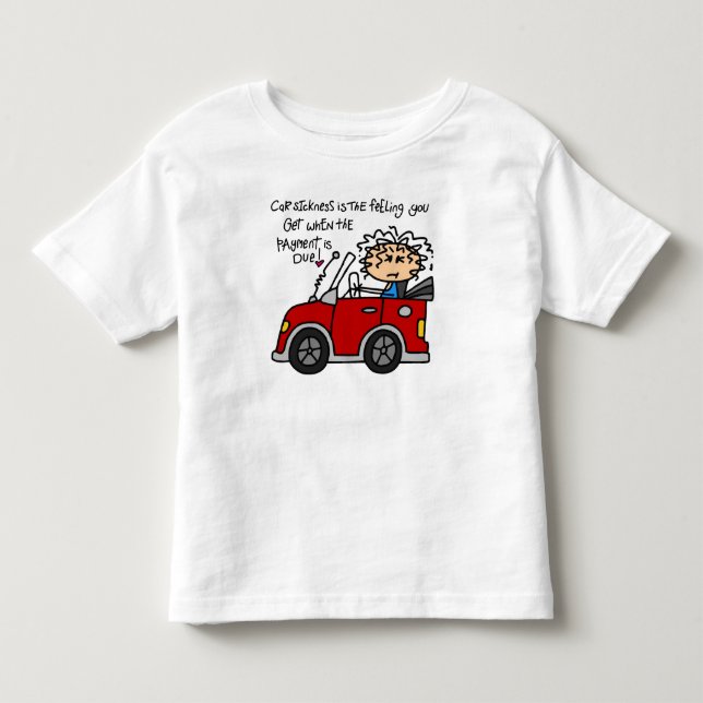T-shirt Doença Humorística Do Carro (Frente)