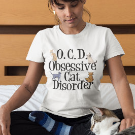 T-shirt Doença Obsessiva de Gatos
