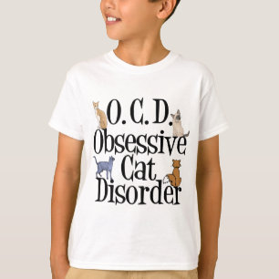 T-shirt  Doença Obsessiva dos Gatos