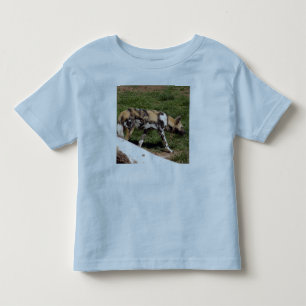 T-shirt Dog-011 selvagem africano