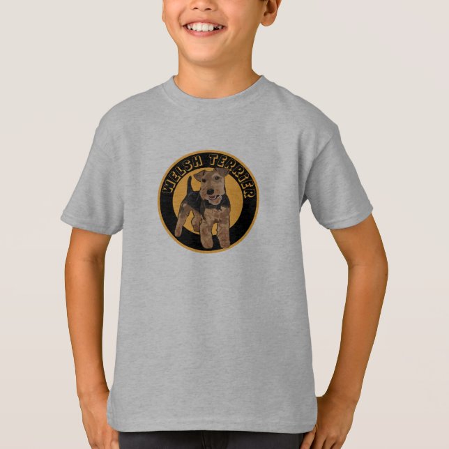 T-shirt Dog Welsh Terrier (Frente)
