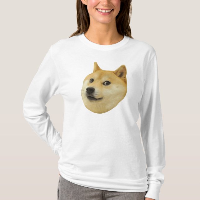 T-shirt Doge muito wow muito cão tal Shiba Shibe Inu (Frente)