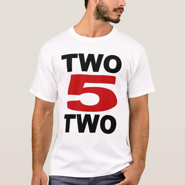 T-shirt Dois 5 dois (Frente)