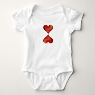T-shirt Dois Corações, Bebê