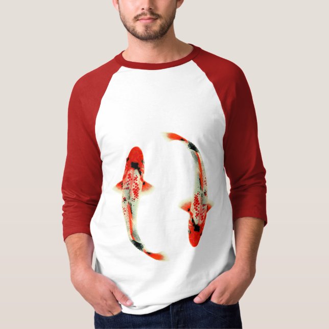 T-shirt Dois Red Koi (Frente)
