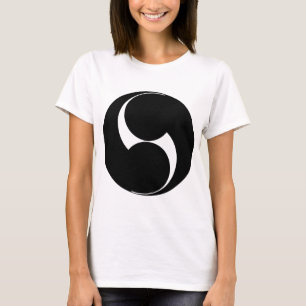 T-shirt Dois redemoinhos anti-horário (Sugaki)