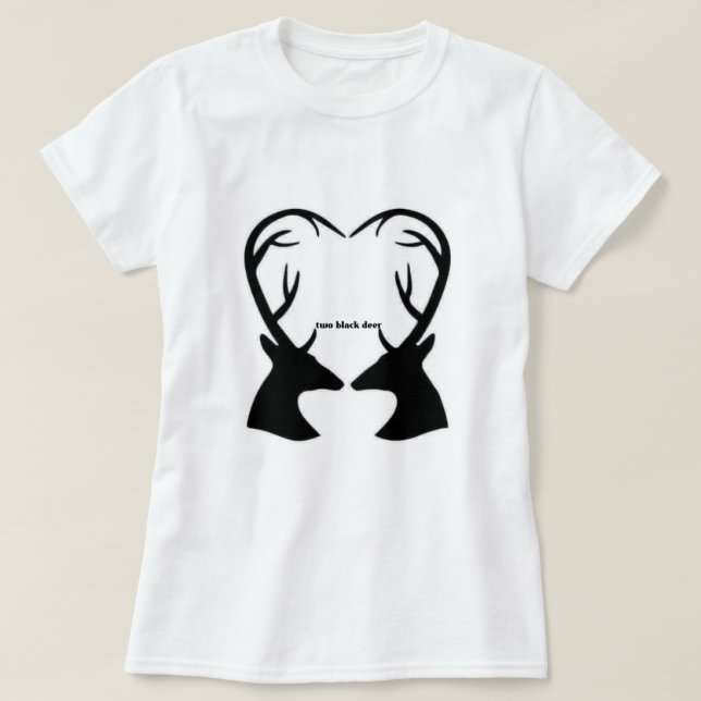 T-SHIRT DOIS VELHOS PRETOS (Frente do Design)