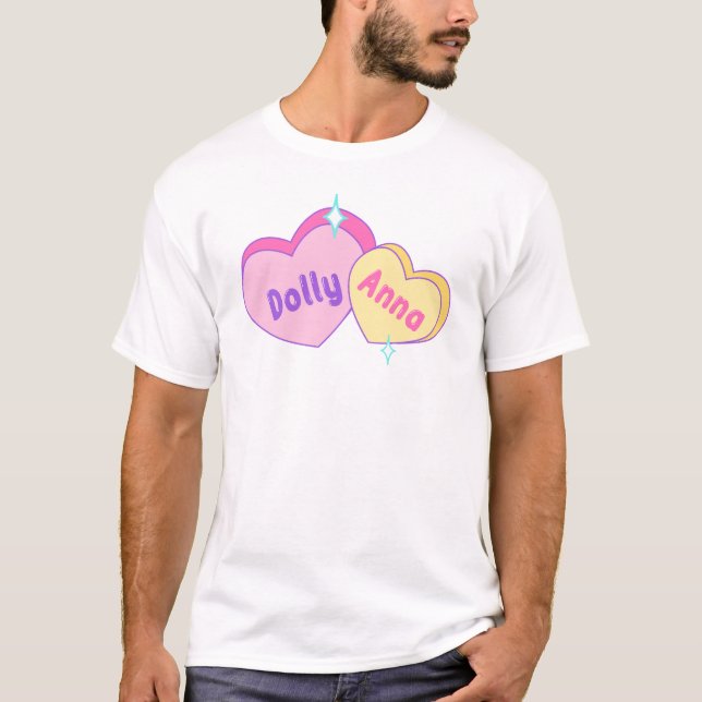 T-shirt DollyAnna Candy Hearts (Frente)
