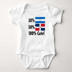 T-shirt Dominican 100% do Nicaraguan 50% de 50% bonito