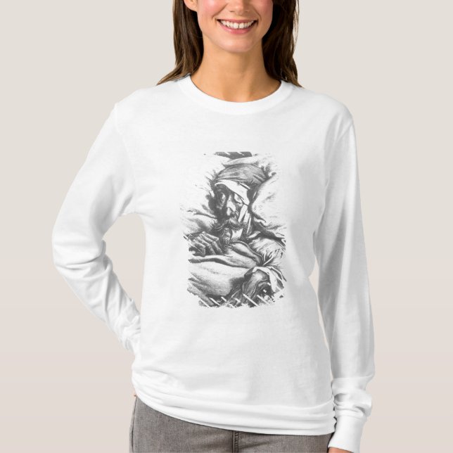 T-shirt Don Quixote ferido (Frente)