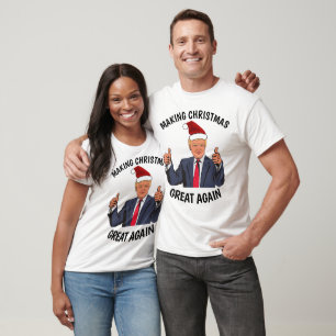 T-shirt DONALD TRUMP CHRISTMAS T-Shirts, EXCELENTE NOVAMEN
