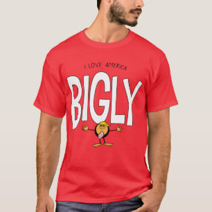 T-shirt Donald Trump Emoji - Eu Amo a América Bigly