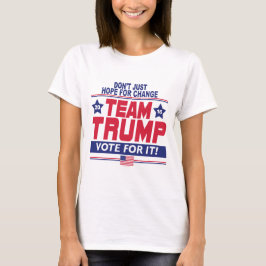 T-shirt Donald Trump para o presidente 2016