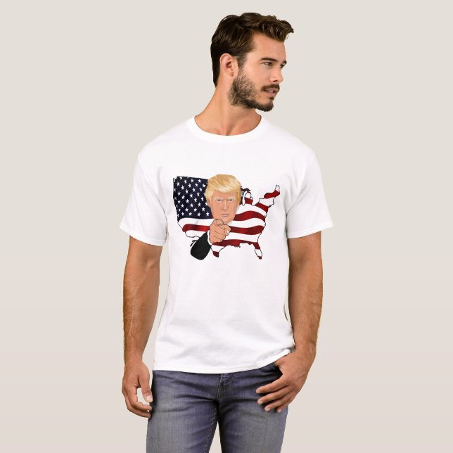 T-shirt Donald Trump quê-lo (Frente Completa)