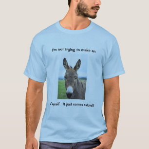 T-shirt "Donkey Humor" para homens