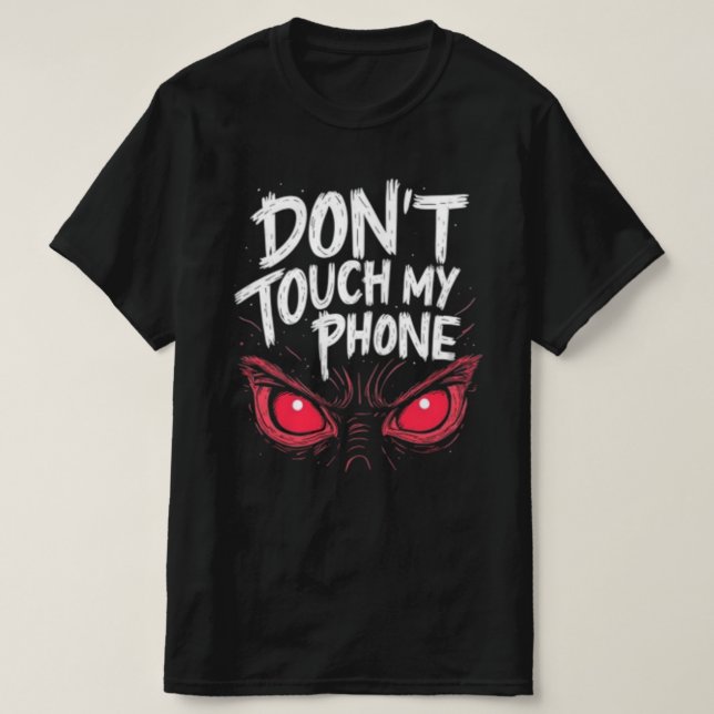 T-SHIRT DONT TOUCH TELEFONE NEW FASHION DESIGNER T (Frente do Design)