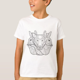 T-shirt Doodle animal do grupo