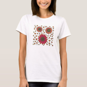 T-shirt Doodle do girassol