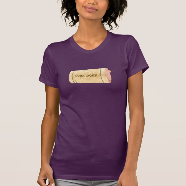 T-shirt Dork da cortiça - roxo (Frente)