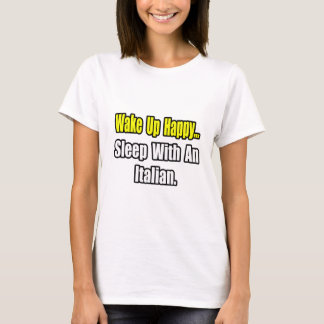 T-shirt Dormir com um italiano