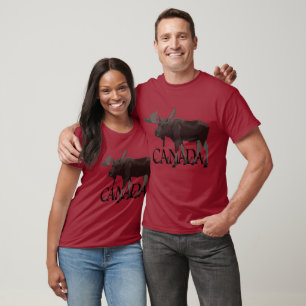 T-shirt dos alces de Canadá mais lembranças do