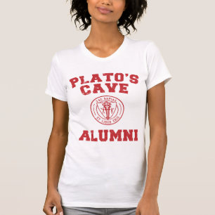 T-shirt dos alunos da caverna de Plato