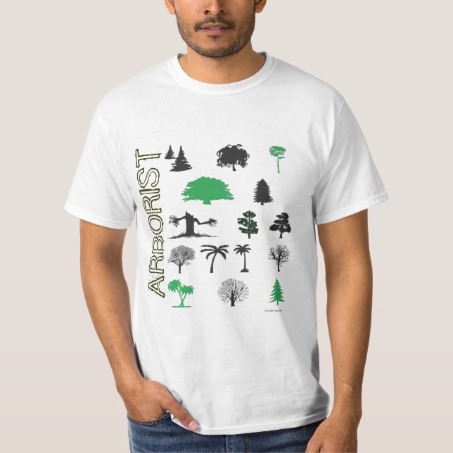 T-shirt dos amantes da árvore do Arborist (Frente)