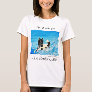 T-shirt dos amantes de border collie