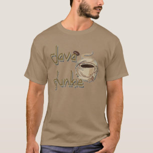 T-shirt dos amantes do café do toxicómano de Jav